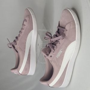 PUMA Lavender Suede Women Sneakers Classic Size 6.5